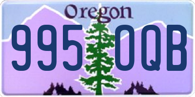 OR license plate 995OQB