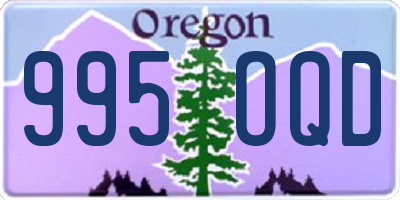 OR license plate 995OQD