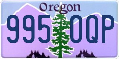 OR license plate 995OQP