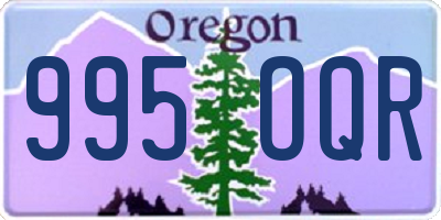 OR license plate 995OQR
