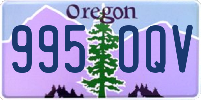 OR license plate 995OQV