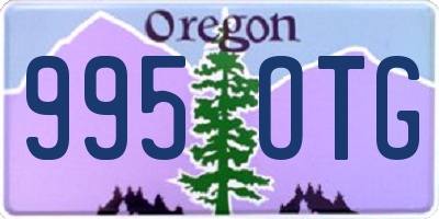 OR license plate 995OTG