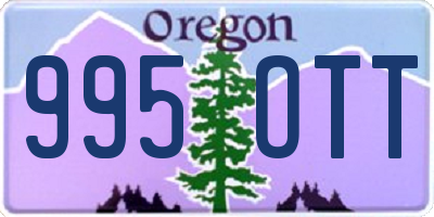 OR license plate 995OTT