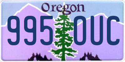 OR license plate 995OUC