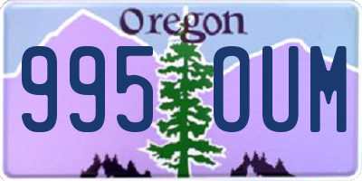 OR license plate 995OUM