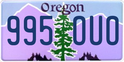 OR license plate 995OUO