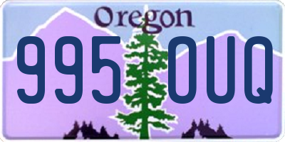 OR license plate 995OUQ