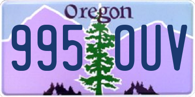 OR license plate 995OUV