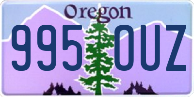 OR license plate 995OUZ