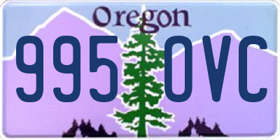 OR license plate 995OVC