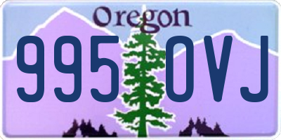 OR license plate 995OVJ