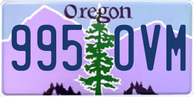 OR license plate 995OVM