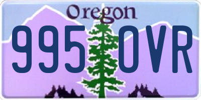 OR license plate 995OVR