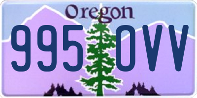 OR license plate 995OVV