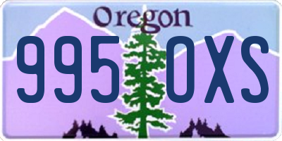 OR license plate 995OXS