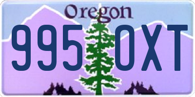 OR license plate 995OXT