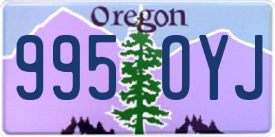 OR license plate 995OYJ