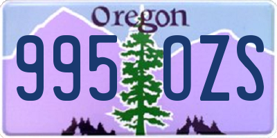 OR license plate 995OZS