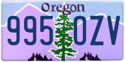 OR license plate 995OZV
