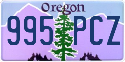 OR license plate 995PCZ