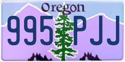 OR license plate 995PJJ