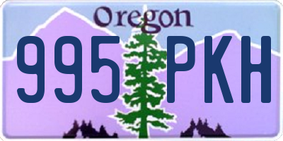 OR license plate 995PKH