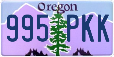 OR license plate 995PKK