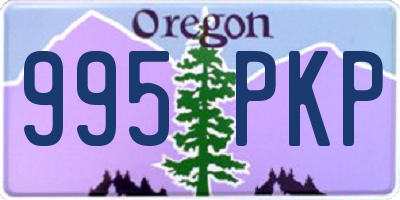 OR license plate 995PKP