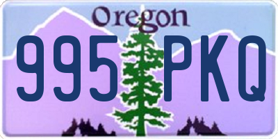 OR license plate 995PKQ