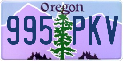 OR license plate 995PKV