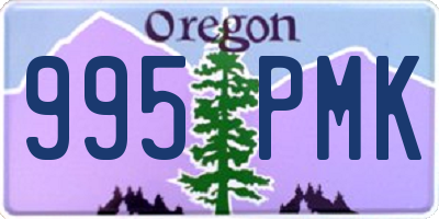 OR license plate 995PMK