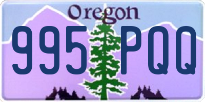 OR license plate 995PQQ