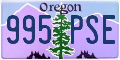 OR license plate 995PSE