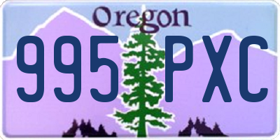 OR license plate 995PXC