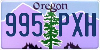 OR license plate 995PXH