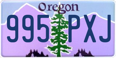OR license plate 995PXJ