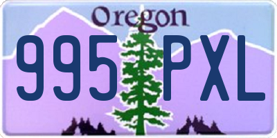 OR license plate 995PXL