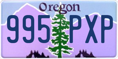OR license plate 995PXP