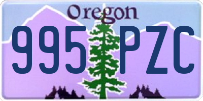 OR license plate 995PZC