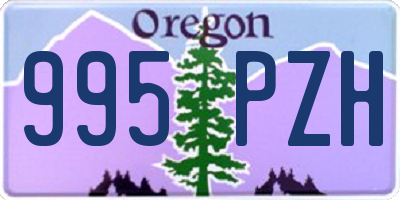 OR license plate 995PZH