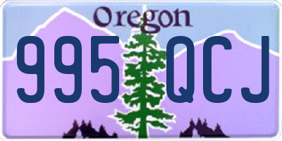 OR license plate 995QCJ