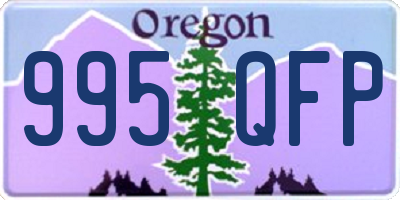 OR license plate 995QFP