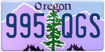 OR license plate 995QGS