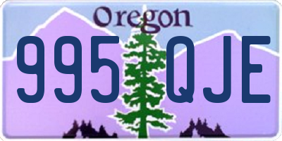 OR license plate 995QJE