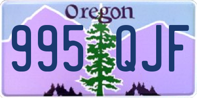 OR license plate 995QJF