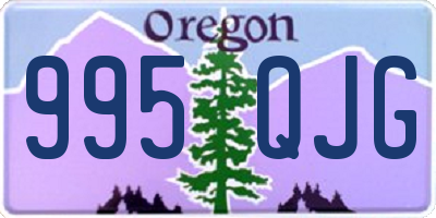OR license plate 995QJG