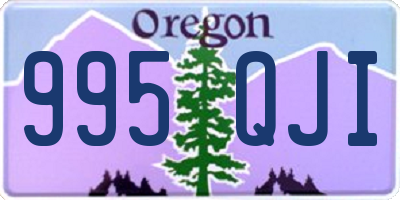 OR license plate 995QJI