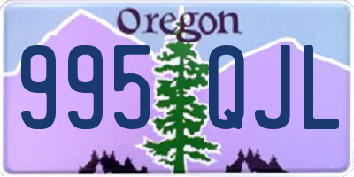 OR license plate 995QJL