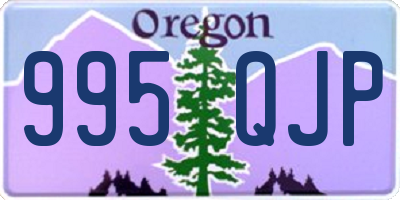 OR license plate 995QJP