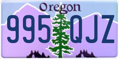 OR license plate 995QJZ